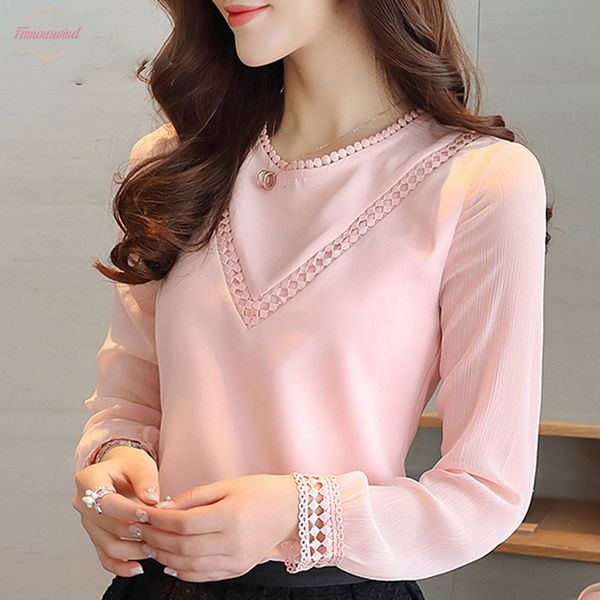 fashion women blouses long sleeve pink chiffon blouse shirt casual ladies blusas women feminine shirt 620g 30, White
fashion women blouses long sleeve pink chiffon blouse shirt casual ladies blusas women feminine shirt 620g 30, White