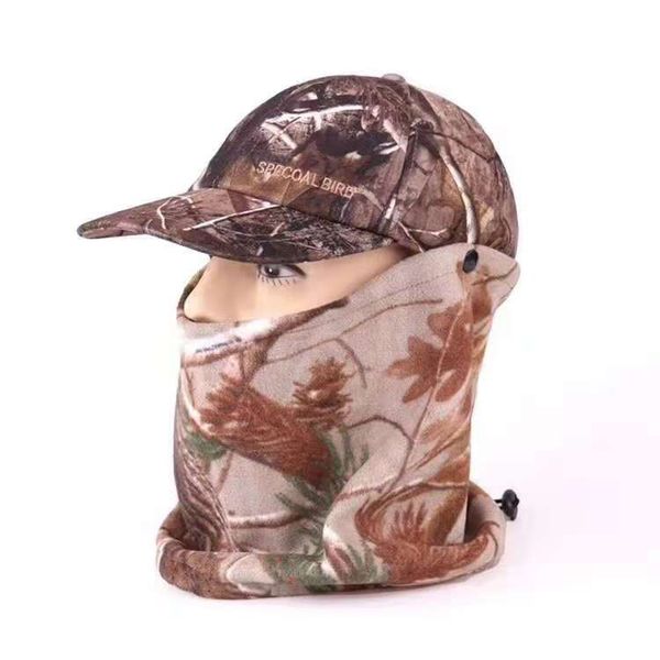 winter outdoor sports camouflage hat + detachable mask multi-function cover baseball cap windproof warm hunting fishing caps, Black;white
winter outdoor sports camouflage hat + detachable mask multi-function cover baseball cap windproof warm hunting fishing caps, Black;white