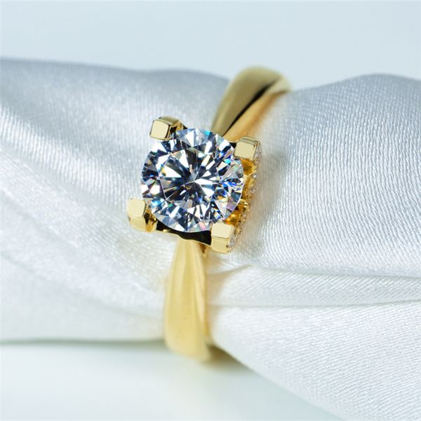 18k yellow gold ring luxurious design 4 moissanite ring 1ct 2ct 3ct vvs1 anniversary engagement custom jewelry, Golden;silver
18k yellow gold ring luxurious design 4 moissanite ring 1ct 2ct 3ct vvs1 anniversary engagement custom jewelry, Golden;silver