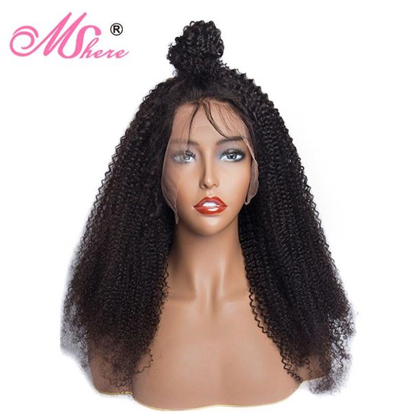 mshere 13x4 hd mongolian afro kinky curly lace front human hair wigs with baby hair pre plucked remy glueless lace frontal wig, Black;brown
mshere 13x4 hd mongolian afro kinky curly lace front human hair wigs with baby hair pre plucked remy glueless lace frontal wig, Black;brown