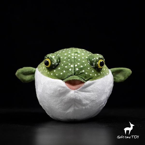 lovely green puffer fishes doll toys real life plush marine animals soft stuffed toy children present good quality
lovely green puffer fishes doll toys real life plush marine animals soft stuffed toy children present good quality