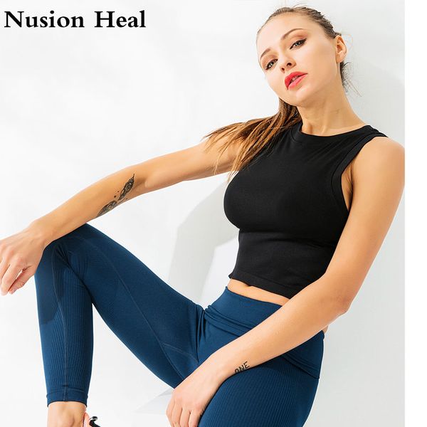 fitness women breathable seamless yoga gym workout tank backless sport t shirt women running shirt sport crop, White;red
fitness women breathable seamless yoga gym workout tank backless sport t shirt women running shirt sport crop, White;red