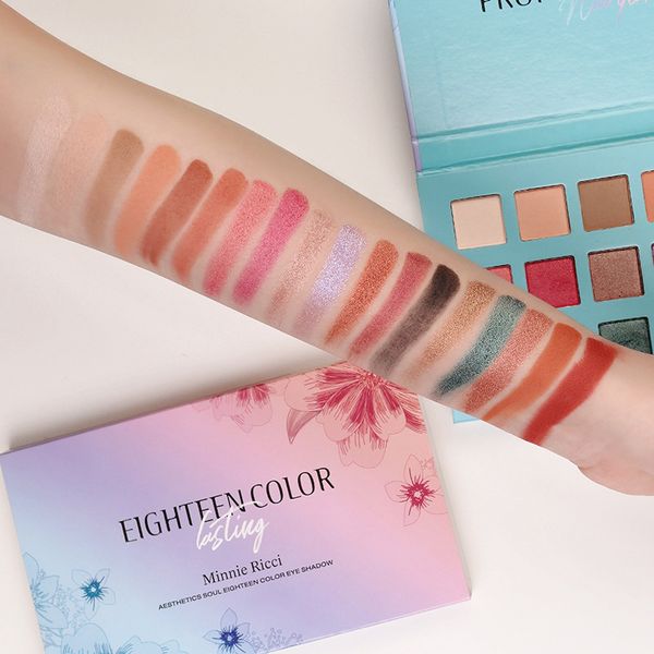 18 color eyeshadow palettes matte shimmer pigmented eye shadow pressed powder charming eyes painted make up new arrival2018r7
18 color eyeshadow palettes matte shimmer pigmented eye shadow pressed powder charming eyes painted make up new arrival2018r7
