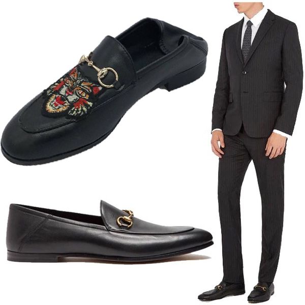 with box mens womens genuine leather suit loafers with buckle designer luxury horsebit shoes slip on shoes eur34-46, Black
with box mens womens genuine leather suit loafers with buckle designer luxury horsebit shoes slip on shoes eur34-46, Black