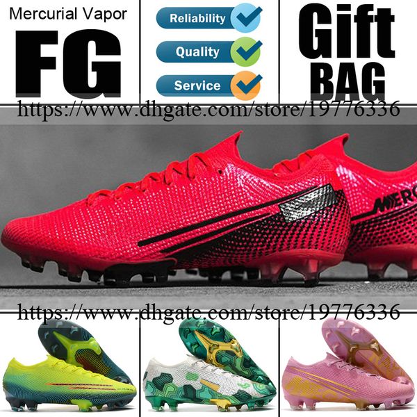 new 2020 mercurial vapors xiii 13 fg soccer football shoes future lab mbappe cr7 ronaldo neymar mens acc socks soccer cleats football boots, Black
new 2020 mercurial vapors xiii 13 fg soccer football shoes future lab mbappe cr7 ronaldo neymar mens acc socks soccer cleats football boots, Black