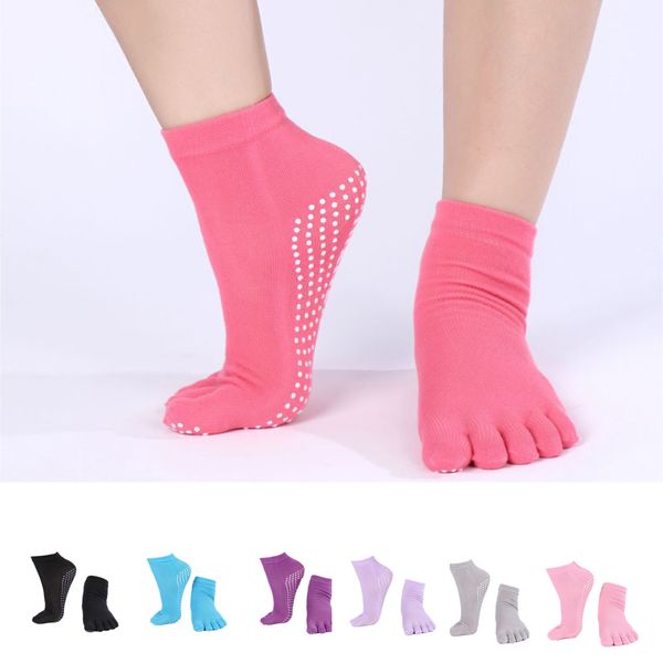 1 pair women yoga socks non-slip massage rubber fitness warm socks gym dance sport exercise barefoot feel 2019, Black
1 pair women yoga socks non-slip massage rubber fitness warm socks gym dance sport exercise barefoot feel 2019, Black