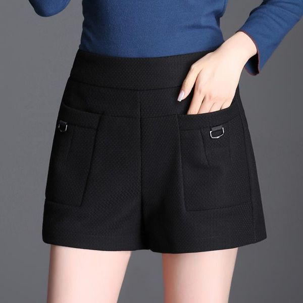 women 2020 spring autumn casual shorts ladies high waist boots shorts fashion female large size loose with pockets t378, White;black
women 2020 spring autumn casual shorts ladies high waist boots shorts fashion female large size loose with pockets t378, White;black