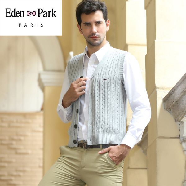 eden park business pulls casual knitted vest male autumn winter v collar cotton cardigans pullover sweater mens black gray 7320, White;black
eden park business pulls casual knitted vest male autumn winter v collar cotton cardigans pullover sweater mens black gray 7320, White;black