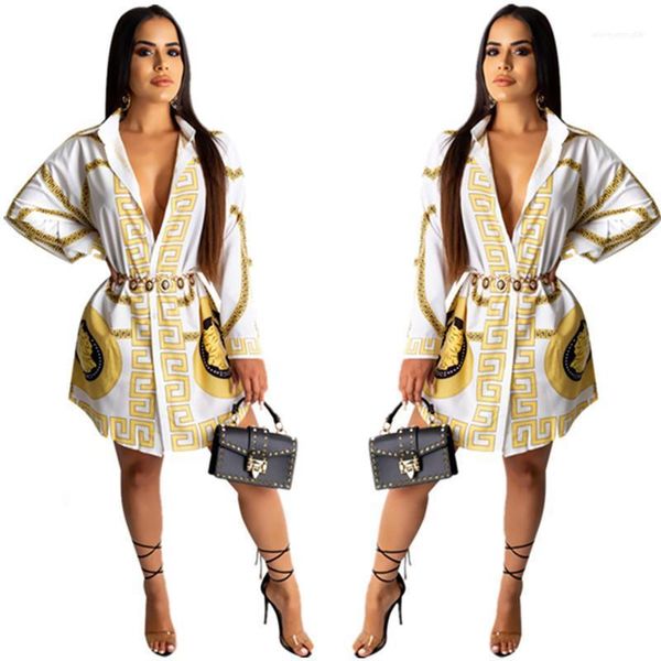 women shirt dress fall autumn designer singler breasted turn down collar loose dresses luxury, Black;gray
women shirt dress fall autumn designer singler breasted turn down collar loose dresses luxury, Black;gray