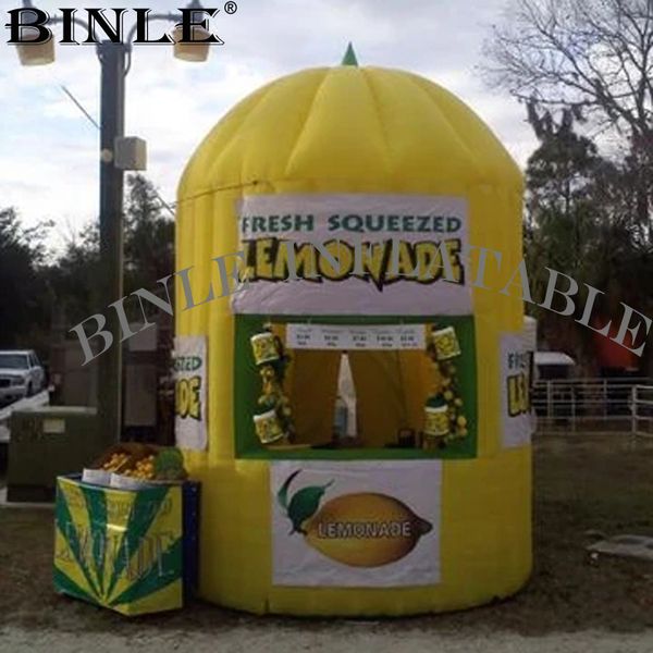 simplest oxford cloth inflatable lemonade booth stand with air blower for advertising
simplest oxford cloth inflatable lemonade booth stand with air blower for advertising