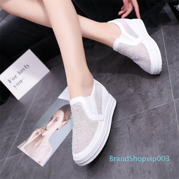 mesh white wedge shoes 2019 summer new wild casual thick sole net shoes, Black;white
mesh white wedge shoes 2019 summer new wild casual thick sole net shoes, Black;white