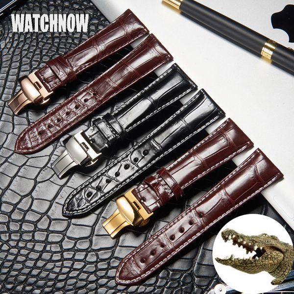 bamboo crocodile leather watch with leather for men 20mm watch accessories automatic butterfly button needle button chain, Black;brown
bamboo crocodile leather watch with leather for men 20mm watch accessories automatic butterfly button needle button chain, Black;brown