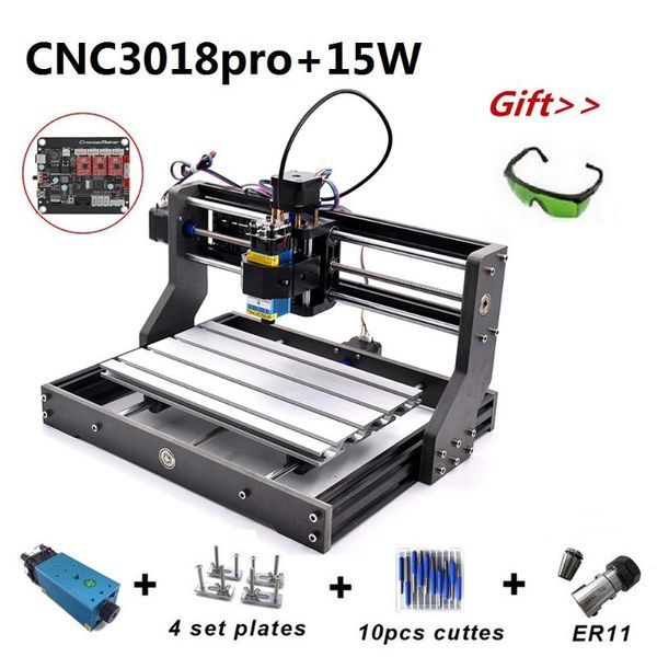 15w cnc3018 pro laser engraving machine er11 with 500mw 2500mw 5500mw head wood router pcb milling machine wood carving cnc pro
15w cnc3018 pro laser engraving machine er11 with 500mw 2500mw 5500mw head wood router pcb milling machine wood carving cnc pro