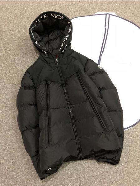 Men white duck down jacket luxuriou plice down coat winter warm hooded thicken letter pattern outwear with all the tag and label, Black
Men white duck down jacket luxuriou plice down coat winter warm hooded thicken letter pattern outwear with all the tag and label, Black