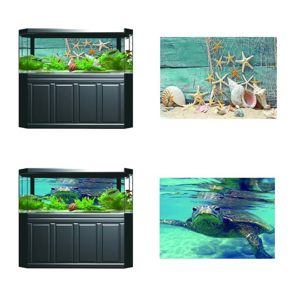 2 pcs fish tank aquarium single-sided adhesive poster background sticker starfish / turtle picture
2 pcs fish tank aquarium single-sided adhesive poster background sticker starfish / turtle picture
