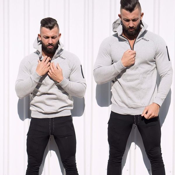 muscle aesthetics 2018 casual sweatshirts men zipper tracksuits fitness sportwear breathable sweatshirt hoodies jackets, Black
muscle aesthetics 2018 casual sweatshirts men zipper tracksuits fitness sportwear breathable sweatshirt hoodies jackets, Black