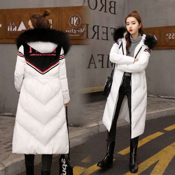 cotton-padded clothes women's mid-length korean-style 2017 new style slim fit south korea fashion casual hooded cotton coat wome, Blue;black
cotton-padded clothes women's mid-length korean-style 2017 new style slim fit south korea fashion casual hooded cotton coat wome, Blue;black