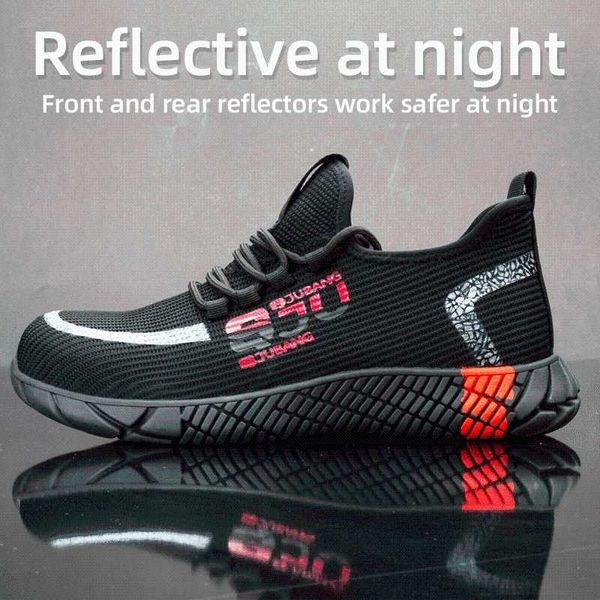 2020 new outdoor men boots non-slip lightweight anti- anti-puncture safety shoes indestructible casual work shoes men, Black
2020 new outdoor men boots non-slip lightweight anti- anti-puncture safety shoes indestructible casual work shoes men, Black