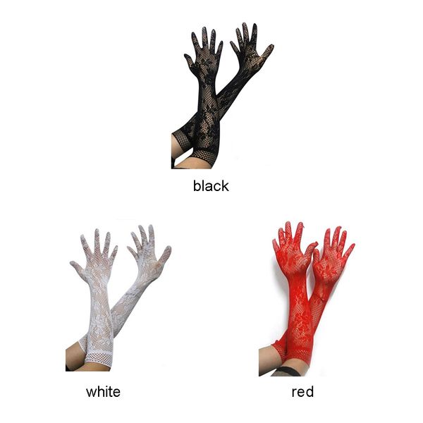 women stretch lace opera long gloves sunshade sun protection gloves women beauty accessories, Blue;gray
women stretch lace opera long gloves sunshade sun protection gloves women beauty accessories, Blue;gray