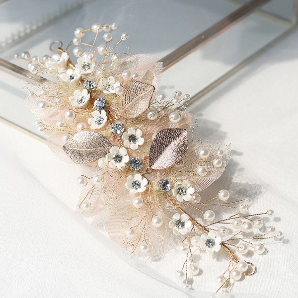 fashion rose gold bridal headbands wedding hair accessories headdress for brides hair crystals pearls bands, Silver
fashion rose gold bridal headbands wedding hair accessories headdress for brides hair crystals pearls bands, Silver