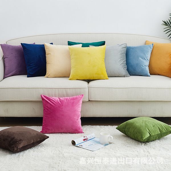 fashion soft dutch velvet solid color cushion cover 40*40cm nordic ins pillow case for office sofa chair decor 45/50/55/60/65/70
fashion soft dutch velvet solid color cushion cover 40*40cm nordic ins pillow case for office sofa chair decor 45/50/55/60/65/70