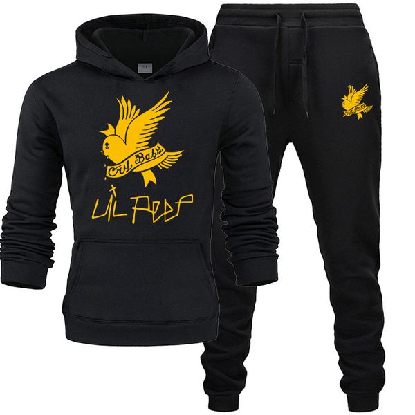 2019 autumn/winter love lil.peep hip hop hoodies warm fleece sweatshirts and sweatpants men two piece set streetwear hooded, Gray
2019 autumn/winter love lil.peep hip hop hoodies warm fleece sweatshirts and sweatpants men two piece set streetwear hooded, Gray