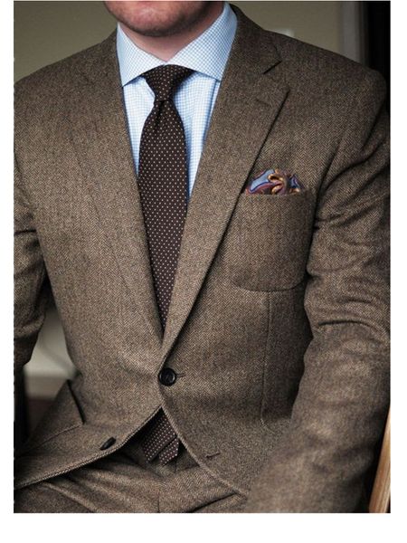 dark brown tweed blazer men wool herringbone british style custom made mens suit slim fit blazer wedding suits for men, White;black
dark brown tweed blazer men wool herringbone british style custom made mens suit slim fit blazer wedding suits for men, White;black