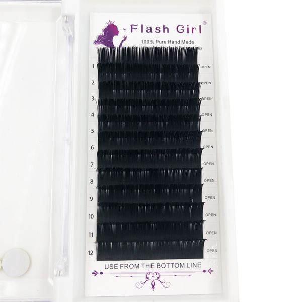 wholesale flash girl classic eyelash extension sample 0.20 13mm lashes individual mink eyelash extension private label
wholesale flash girl classic eyelash extension sample 0.20 13mm lashes individual mink eyelash extension private label
