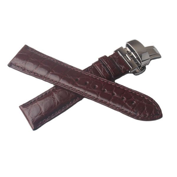crocodile leather watchband 16 18 19 20 21 22mm genuine leather alligator skin+cowhide leather new watch strap band with butterfly buckle, Black;brown
crocodile leather watchband 16 18 19 20 21 22mm genuine leather alligator skin+cowhide leather new watch strap band with butterfly buckle, Black;brown
