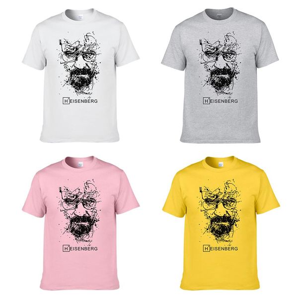 men's short t-shirts fashion tee t shirt men male cotton short sleeve summer casual heisenberg funny breaking bad men print, White;black
men's short t-shirts fashion tee t shirt men male cotton short sleeve summer casual heisenberg funny breaking bad men print, White;black