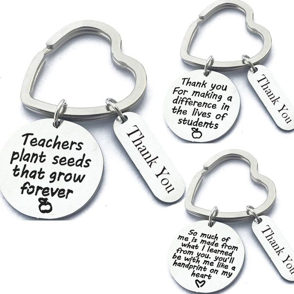 letter stainless steel women men keychains couple lover key chains key ring promotion celebration gift teacher' day thank you, Silver
letter stainless steel women men keychains couple lover key chains key ring promotion celebration gift teacher' day thank you, Silver