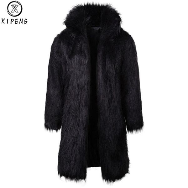 men fur coat winter faux fur jacket outwear men punk parka jackets winter warm long cardigans overcoats streetwear fashion, Black
men fur coat winter faux fur jacket outwear men punk parka jackets winter warm long cardigans overcoats streetwear fashion, Black