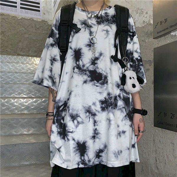 nicemix gothic tie dye couple clothes punk t shirts harajuku tshirt oversized t shirt men clothing t-shirts korean summer tees, White;black
nicemix gothic tie dye couple clothes punk t shirts harajuku tshirt oversized t shirt men clothing t-shirts korean summer tees, White;black