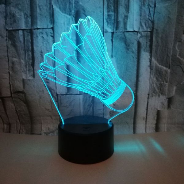 trade new pattern colorful touch remote control badminton originality 3d desk lamp home furnishing decoration gift 3d small night-light
trade new pattern colorful touch remote control badminton originality 3d desk lamp home furnishing decoration gift 3d small night-light