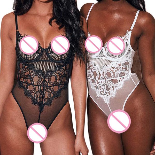 feitong lace bodysuit women floral embroidery bow tie transparent bodysuit jumpsuit overalls party body suits thong 6#3.5, Black;white
feitong lace bodysuit women floral embroidery bow tie transparent bodysuit jumpsuit overalls party body suits thong 6#3.5, Black;white