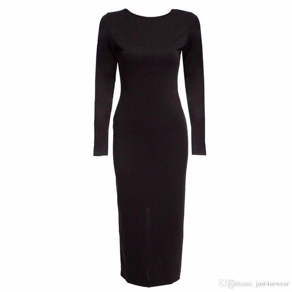 casual dresses women bodycon backless knee length solid party dress back full zipper sheath long sleeve bandage pencil, Black;gray
casual dresses women bodycon backless knee length solid party dress back full zipper sheath long sleeve bandage pencil, Black;gray