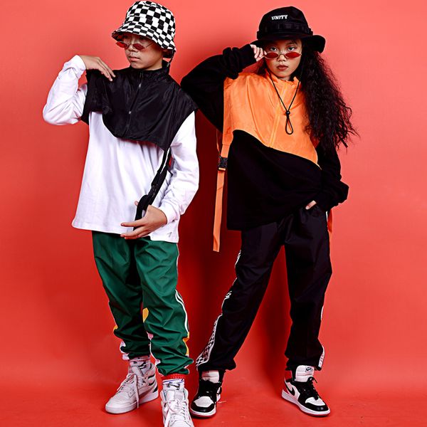 hip hop costumes children boys street dance clothing girls jazz dancing stage outfit modern cheerleader performance wear dn4630, Black;red
hip hop costumes children boys street dance clothing girls jazz dancing stage outfit modern cheerleader performance wear dn4630, Black;red