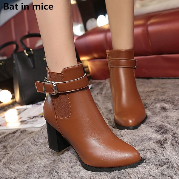 2019 women high heels dress boots women round toe pu leather winter warm pumps ankle snow boots shoes mujer zapatos t851, Black
2019 women high heels dress boots women round toe pu leather winter warm pumps ankle snow boots shoes mujer zapatos t851, Black