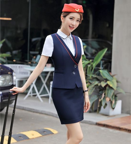 formal women business suits skirt and sets ladies work wear waistcoat & vests navy blue office uniform style, White;black
formal women business suits skirt and sets ladies work wear waistcoat & vests navy blue office uniform style, White;black