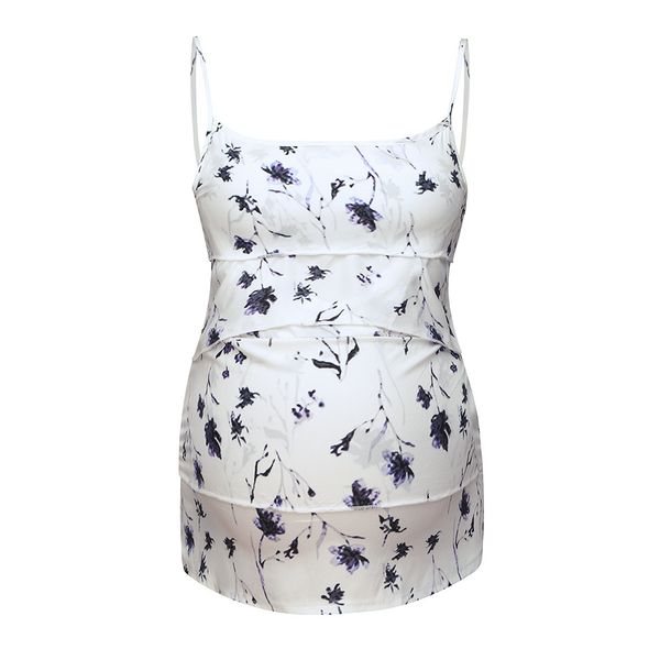 women pregnant sleeveless floral breastfeeding nusring maternity clothes pregnancy zwangerschaps shirt cloth, White
women pregnant sleeveless floral breastfeeding nusring maternity clothes pregnancy zwangerschaps shirt cloth, White