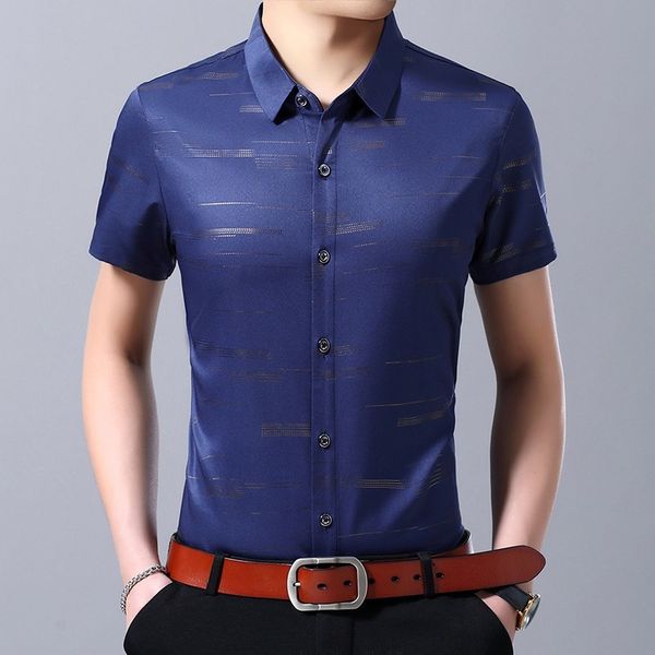 2019 fashion brand designer shirts for men print short sleeve slim fit streetwear button up designer casual clothes, White;black
2019 fashion brand designer shirts for men print short sleeve slim fit streetwear button up designer casual clothes, White;black