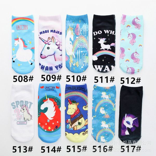 lovely unicorn printed low cut ankle socks for women girl 3d cartoon animals boat sock floor slippers femme harajuku, Black;white
lovely unicorn printed low cut ankle socks for women girl 3d cartoon animals boat sock floor slippers femme harajuku, Black;white