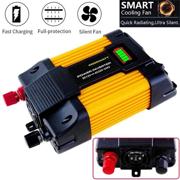 12v to 220v/110v car power inverter converter charger adapter dual usb voltage transformer modified sine wave
12v to 220v/110v car power inverter converter charger adapter dual usb voltage transformer modified sine wave