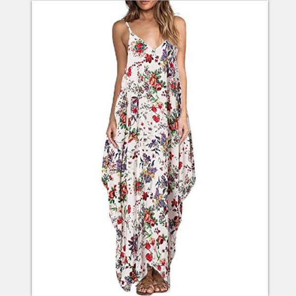 floral spaghetti strap womens dresses loose sleeveless ladies maxi dresses summer casual fashion female designer clothing, Black;gray
floral spaghetti strap womens dresses loose sleeveless ladies maxi dresses summer casual fashion female designer clothing, Black;gray