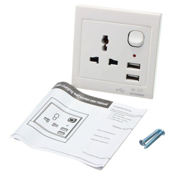 by dhl or fedex 100 pieces power supply socket charging plug switch charger w/ 2 usb wall socket charger
by dhl or fedex 100 pieces power supply socket charging plug switch charger w/ 2 usb wall socket charger