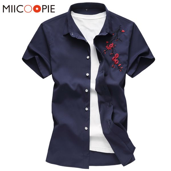 mens hawaiian floral shirts summer 2020 casual flowers embroidery short sleeve button shirt men plus size solid chemise homme, White;black
mens hawaiian floral shirts summer 2020 casual flowers embroidery short sleeve button shirt men plus size solid chemise homme, White;black