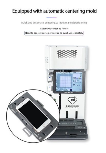 tbk-958b back cover mini automatic laser screen dismantling machine disassemble rear cover sub-frame engraving marking machine
tbk-958b back cover mini automatic laser screen dismantling machine disassemble rear cover sub-frame engraving marking machine