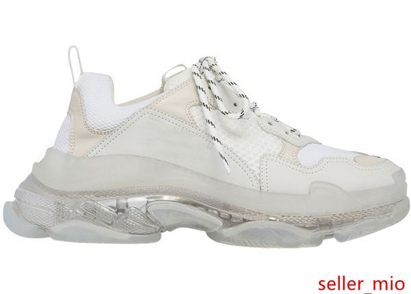 with 2019 mens and womens casual shoes triple s clear sole white black green brand designer trainers 36-45
with 2019 mens and womens casual shoes triple s clear sole white black green brand designer trainers 36-45