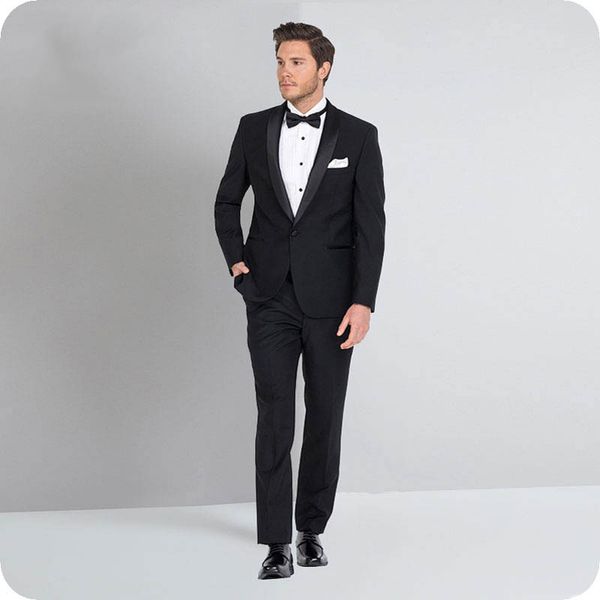 gentle black groom tuxedos men suits wedding designs one button groomsmen jacket pants 2piece man blazers costume homme formal evening party, Black;gray
gentle black groom tuxedos men suits wedding designs one button groomsmen jacket pants 2piece man blazers costume homme formal evening party, Black;gray