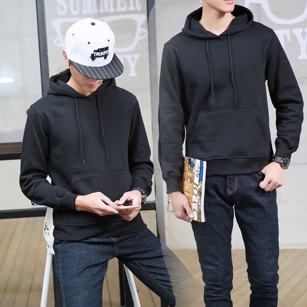 autumn and winter new pullover sweatshirt men's solid color hooded sweatshirt thick casual hooded jacket more size s-xxxl, Black
autumn and winter new pullover sweatshirt men's solid color hooded sweatshirt thick casual hooded jacket more size s-xxxl, Black